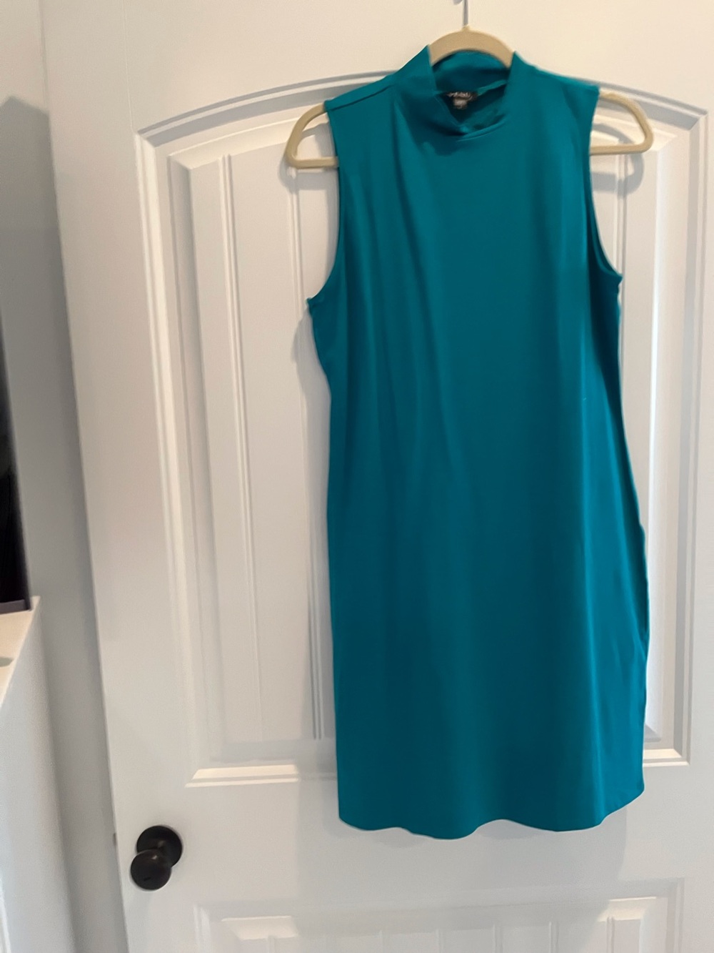 VENUS Teal Sleeveless Shift Dress